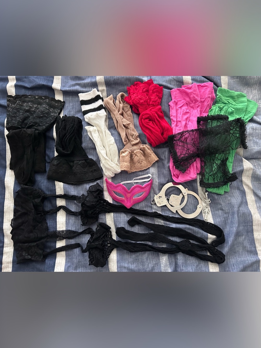 Sexy Lace Bundle in Black, Pink, Red, Green, Beige, White